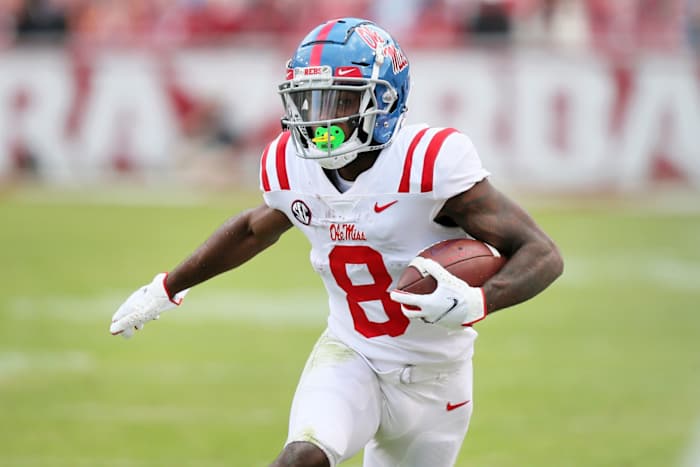 Elijah Moore Ole Miss Receiver